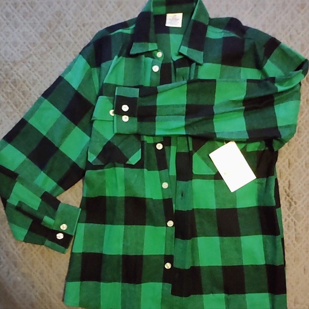 Rothco Green and Black Flannel Shirt